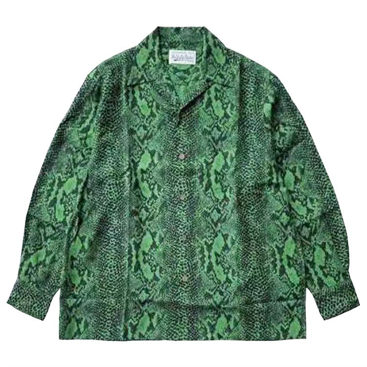 GUILTYPARTIES TIGER Long sleeved shirt Snake Hawaiian print long-sleeved shirt for men and women