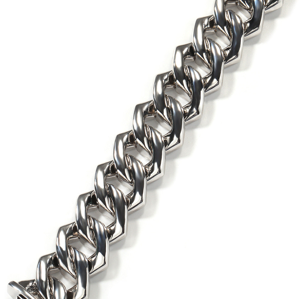 Bracelet Spring Buckle Four-Row Diamond Bar Cuban Bracelet Full Diamond St. Valentine's Spectrum
