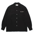GUILTYPARTIES TIGER Long sleeved shirt solid color letter embroidered Hawaiian rayon long-sleeved shirt men