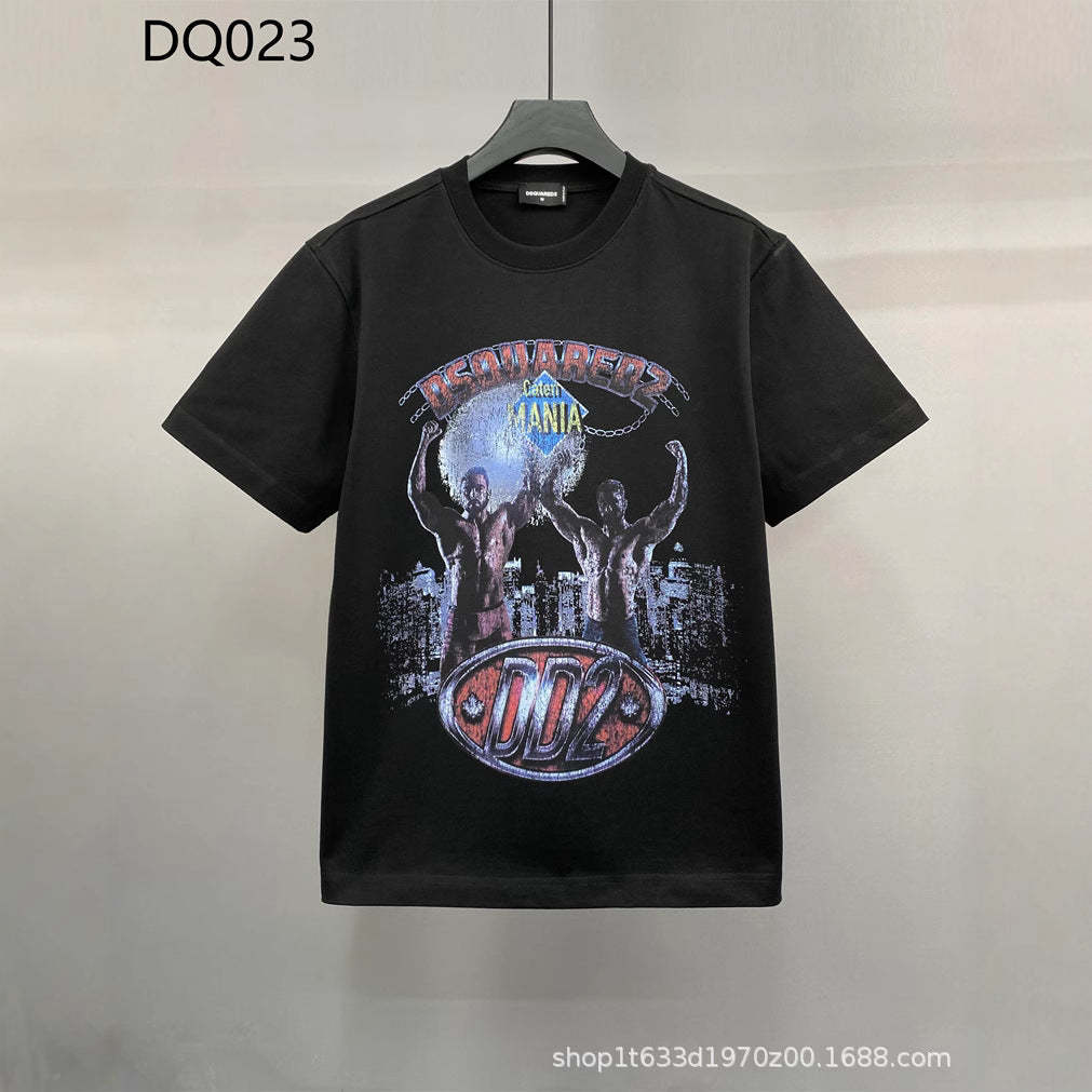 DSQ2 T Shirts Rock Style Print