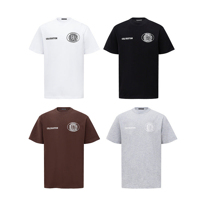 Cole Buxton T Shirts Summer Cotton Crew Neck