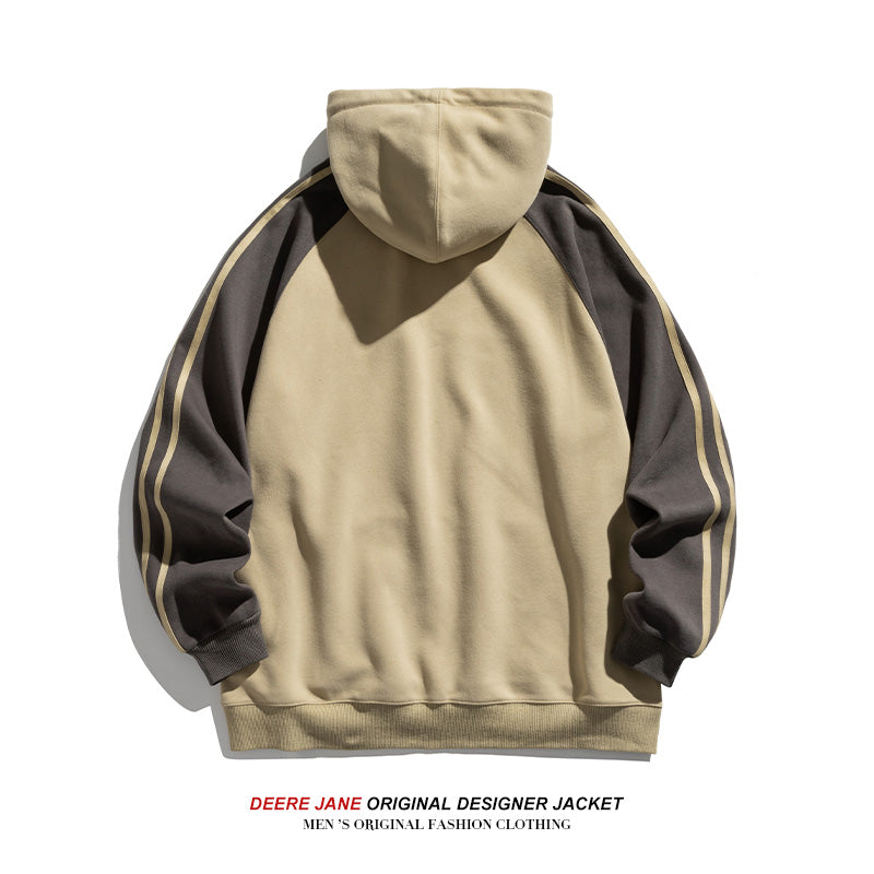 Men Pullover Hoodie Spring Hooded Sweater Men's Loose All-Matching Casual