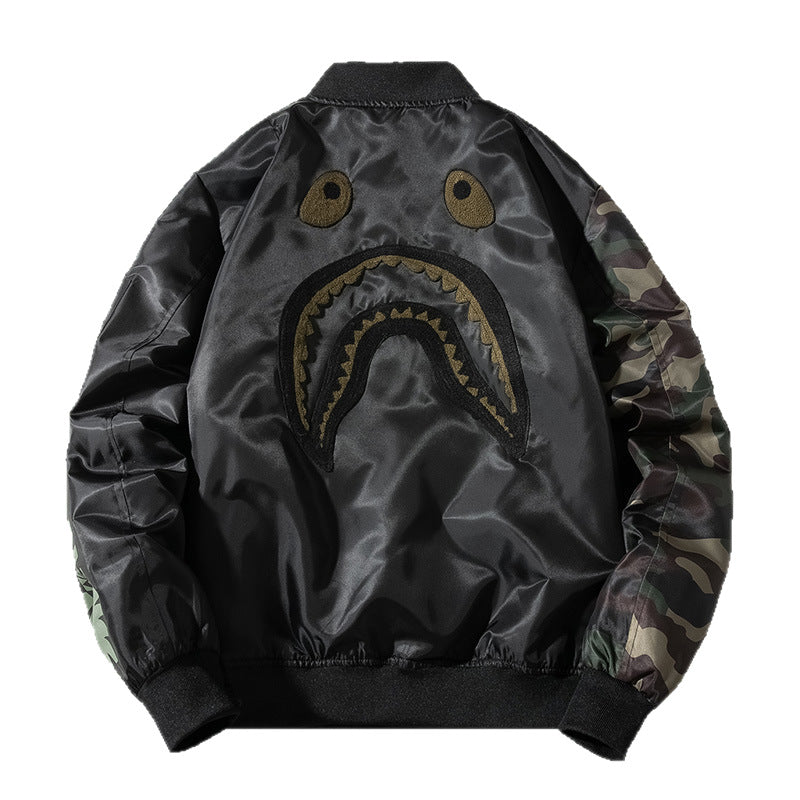 Men's Bomber Jacket MA-1 Winter Thickness available cotton-padded jacket Air Force Pilot Men's and Women's Autumn and Winter Thickened Couple Baseball Uniform