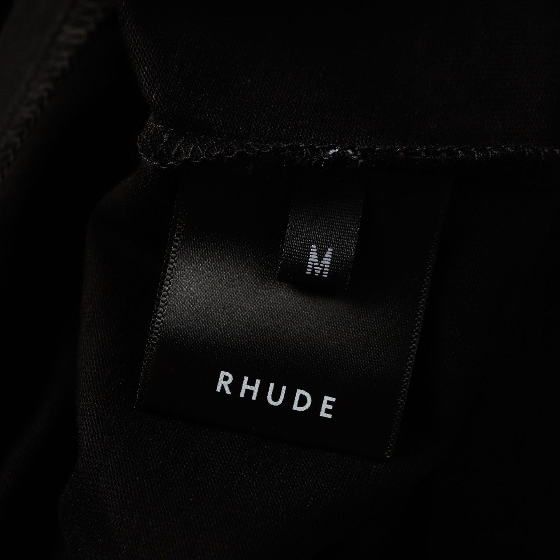 Rhude T Shirt Striped Sunset Snow Mountain Print Short Sleeve T-Shirt