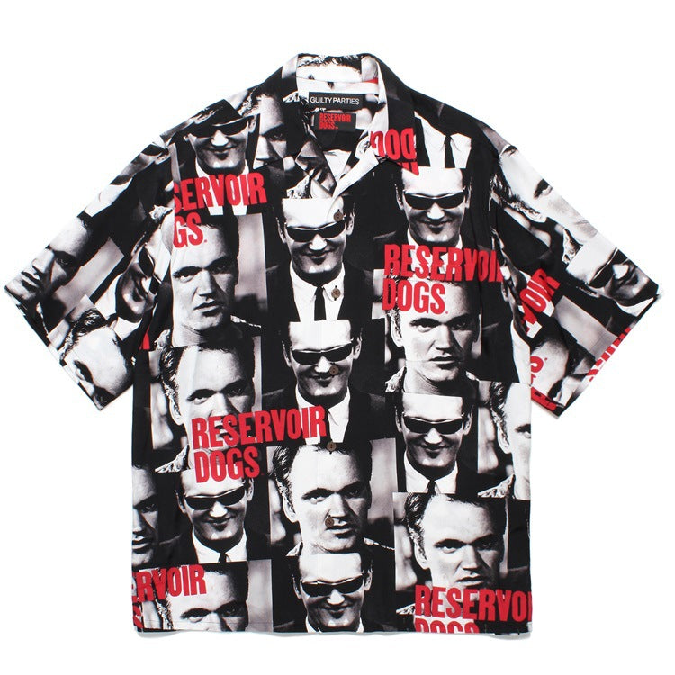 GUILTYPARTIES TIGER Shirts 24ss RESERVOIR DOGS Reservoir Dog Hawaiian Short Sleeve Shirt