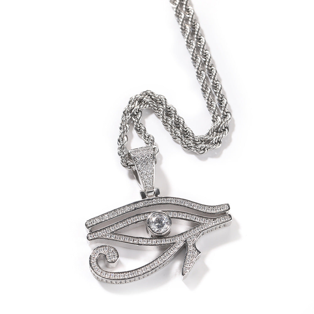 Jewelry The Eye of Horus Spectrum St. Valentine's Pendant Fashion Diamond Necklace The Eye of Horus Spectrum St. Valentine's