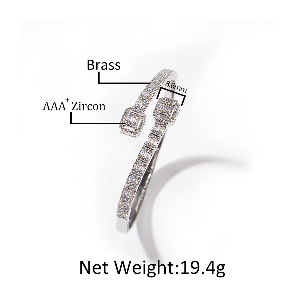 Bracelet Diamond Bracelet Fashion Hip Hop Ins Wind Bracelet St. Valentine's Spectrum