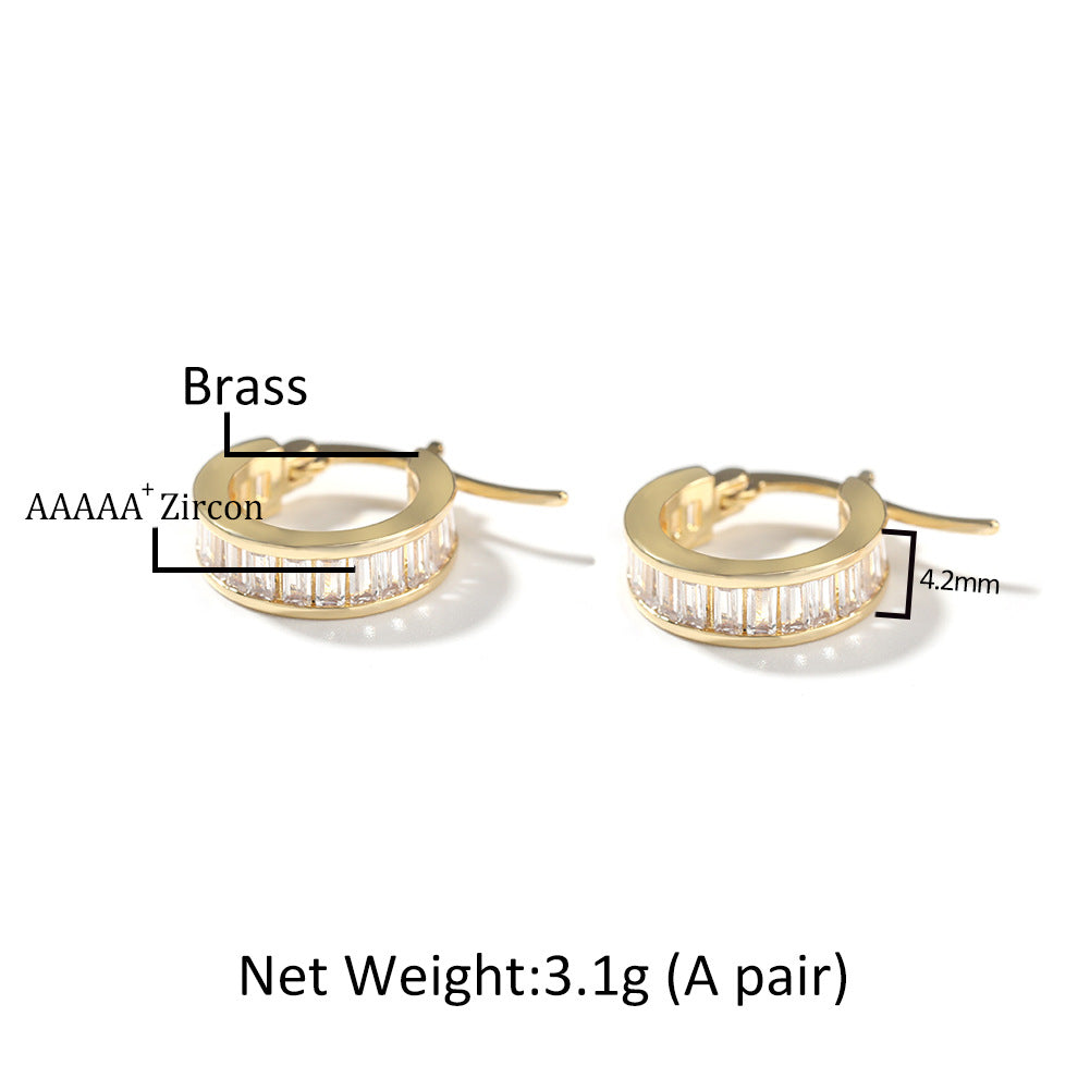 Earrings Zircon Earring Spectrum
