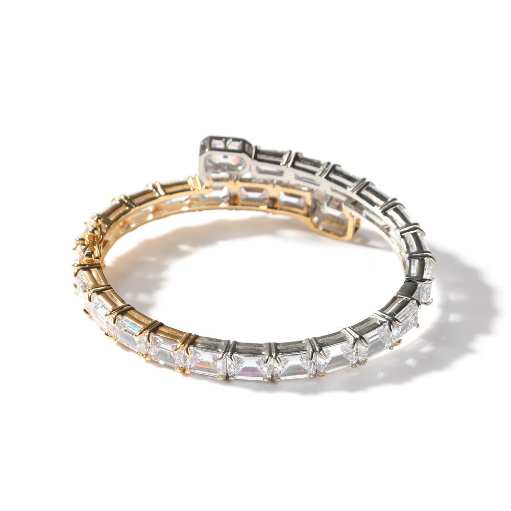 Bracelet Hip Hop Bracelet Zircon Couple Bracelet St. Valentine's Spectrum