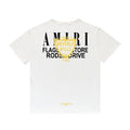Amiri T Shirt Letter Print Casual Hip Hop Short Sleeve T-shirt