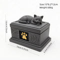Pet Urn resin craft pet cat urn creative commemorative resting box cat dog funeral supplies cremation commemorative box