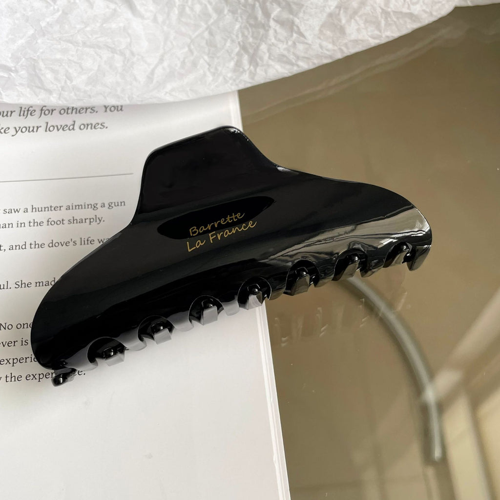 Vintage acetic acid grab clip female elegant hairpin high sense