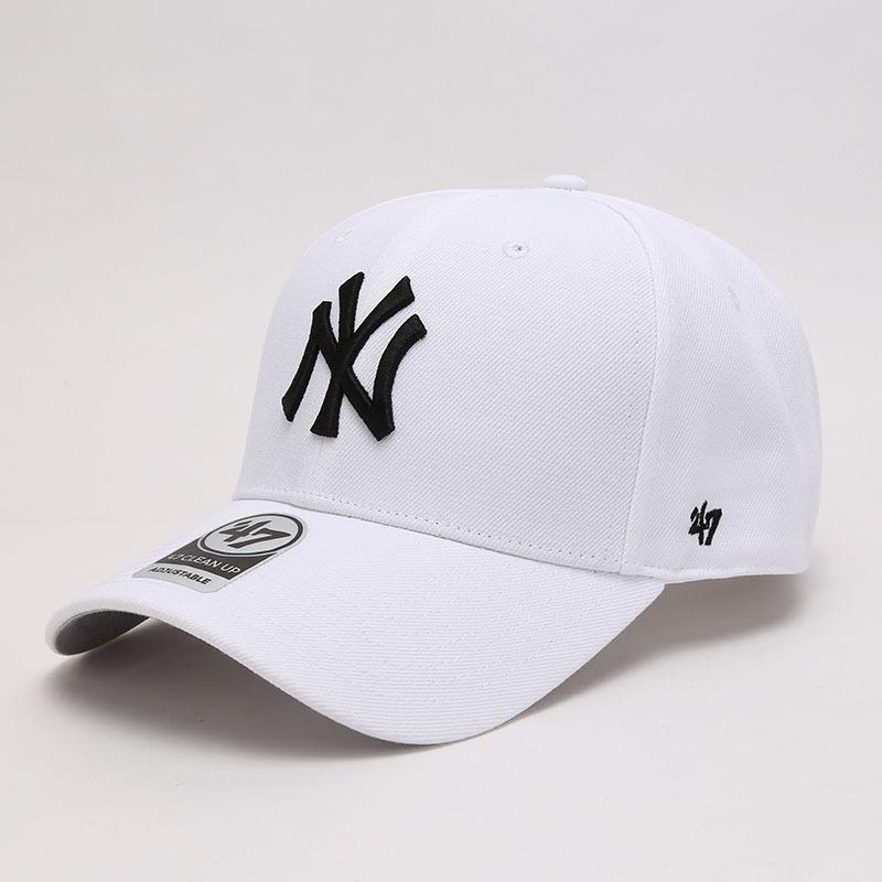 Dodgers and Yankees Baseball Cap 47brand Baseball Hat Men's Hard Top Big Logo NY Embroidered Wine Red