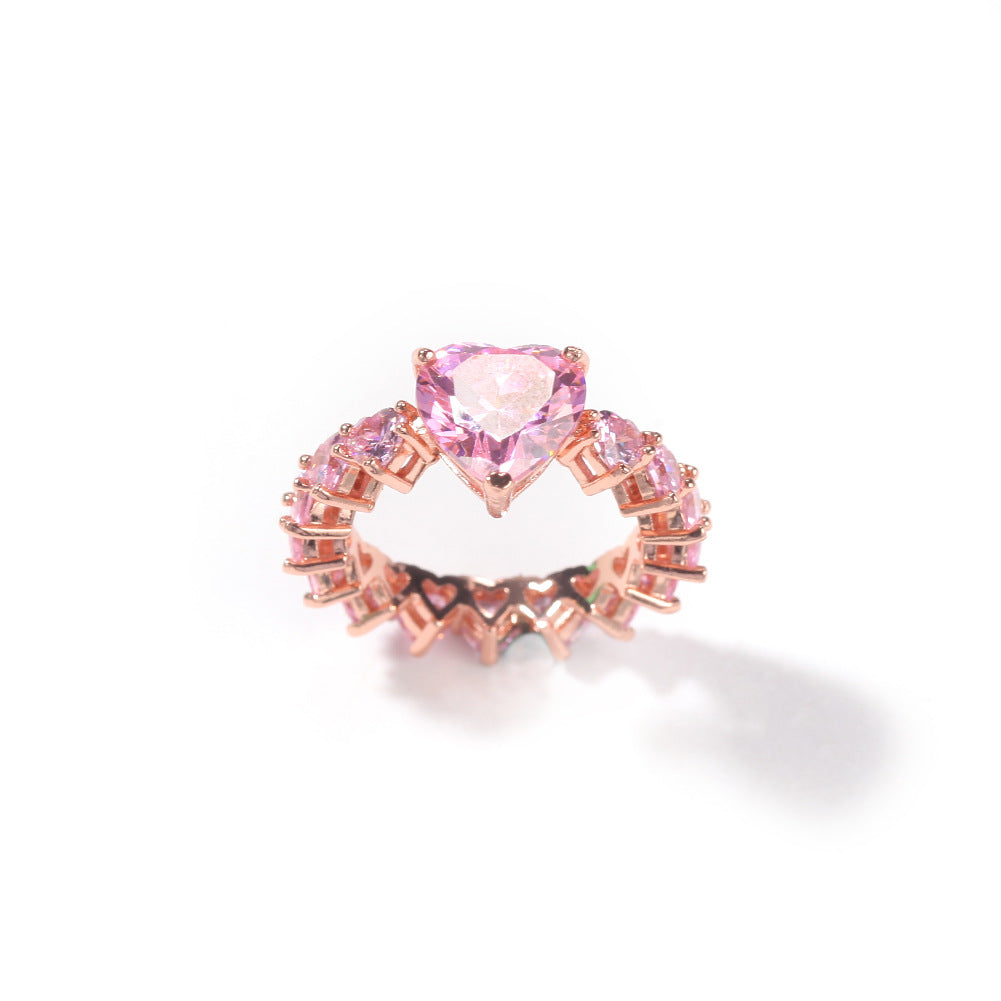 Rings Zircon Ring Full of Zirconium St. Valentine's Spectrum