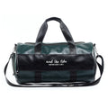 Leather duffel bag travel bag shoulder messenger bag sports bag wet and dry separation men's fitness bag women's hand