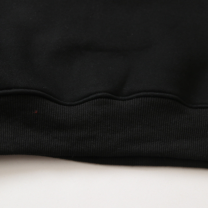 OW   hoodie boa pattern arrow fleece hooded