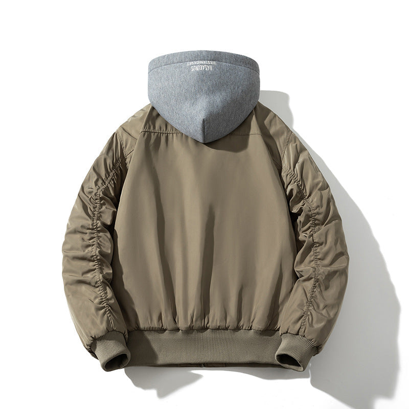 Mens Vintage Jackets vintage baseball jacket padded bomber jacket