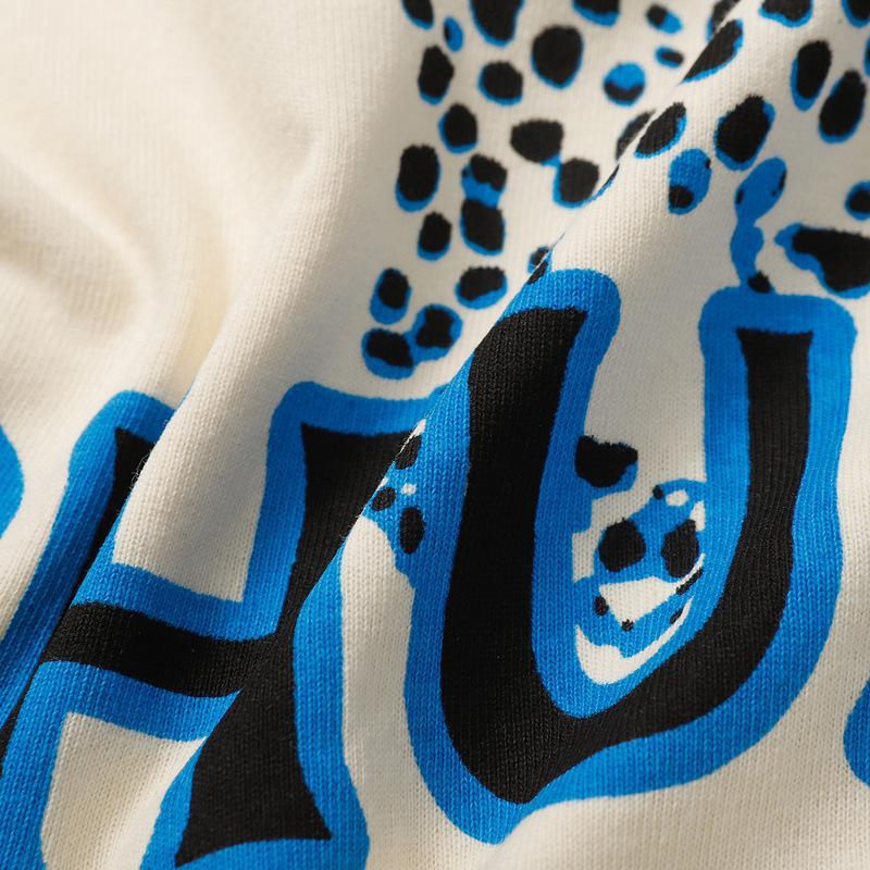 Rhude T Shirt Leopard Print Short Sleeve T-Shirt