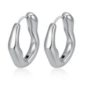 Retro simple irregular elegant versatile temperament female ear buckle