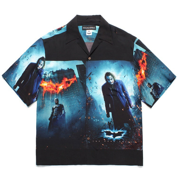 GUILTYPARTIES TIGER Shirts Batman movie short-sleeved shirt
