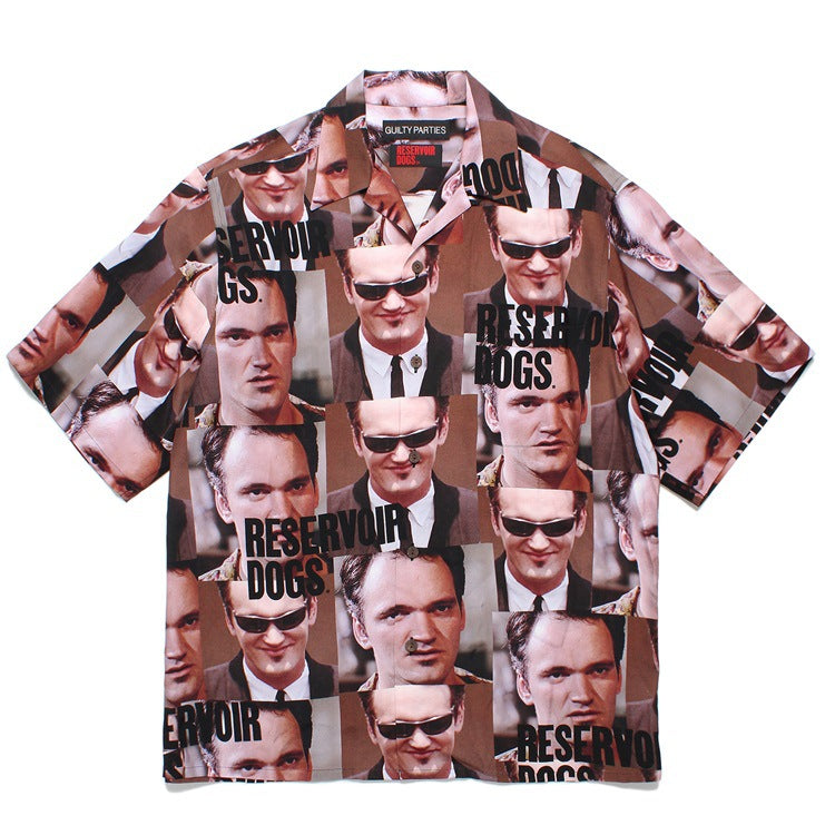 GUILTYPARTIES TIGER Shirts 24ss RESERVOIR DOGS Reservoir Dog Hawaiian Short Sleeve Shirt