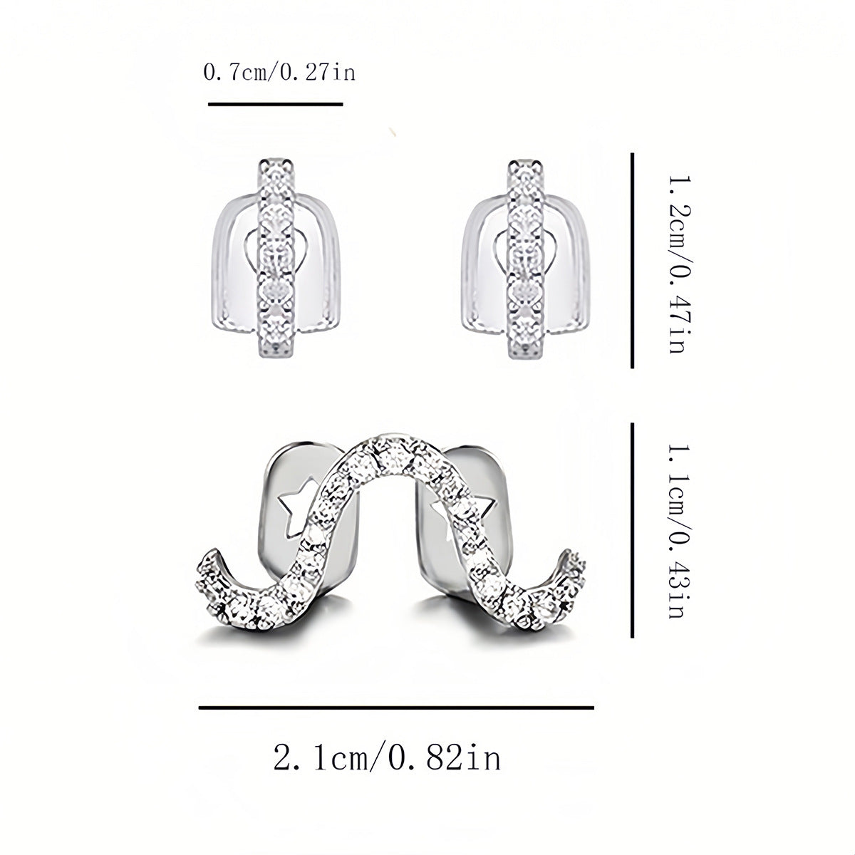 Grillz Hip-Hop Rock Hip Hop Zirconium Trim Braces TeethGrillz Real Gold Plating