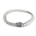 Bracelet Double Love Hip Hop Copper Inlaid Zircon Spring Bracelet St. Valentine's Spectrum
