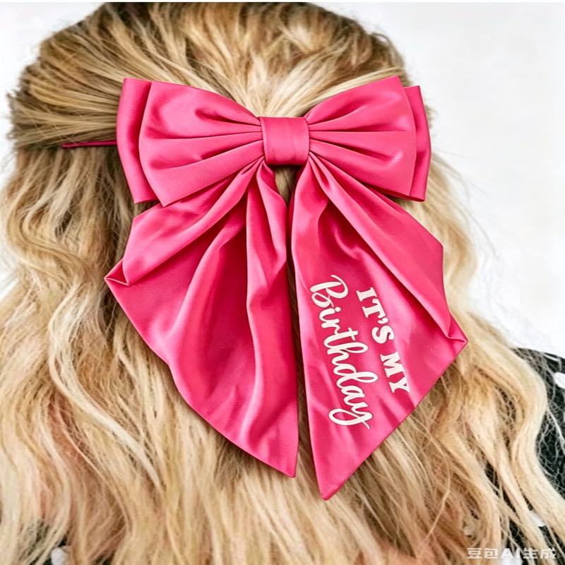 Birthday Collection Bow Hairpin Holiday Party