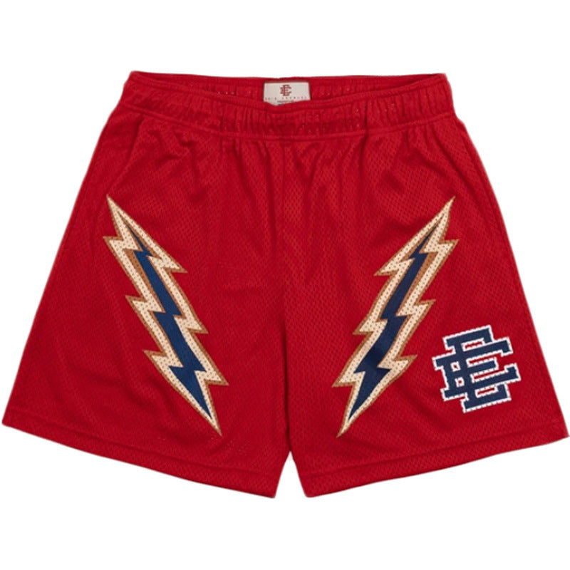 EE BAPE Shorts Fitness Sports Mesh Breathable