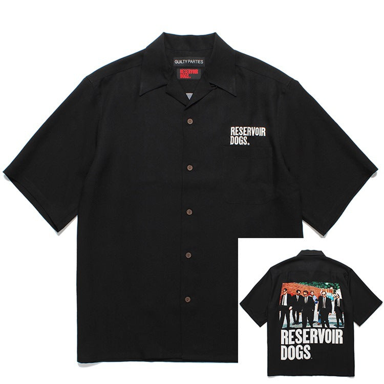 GUILTYPARTIES TIGER Shirts 24ss RESERVOIR DOGS Reservoir Dog Hawaiian Short Sleeve Shirt