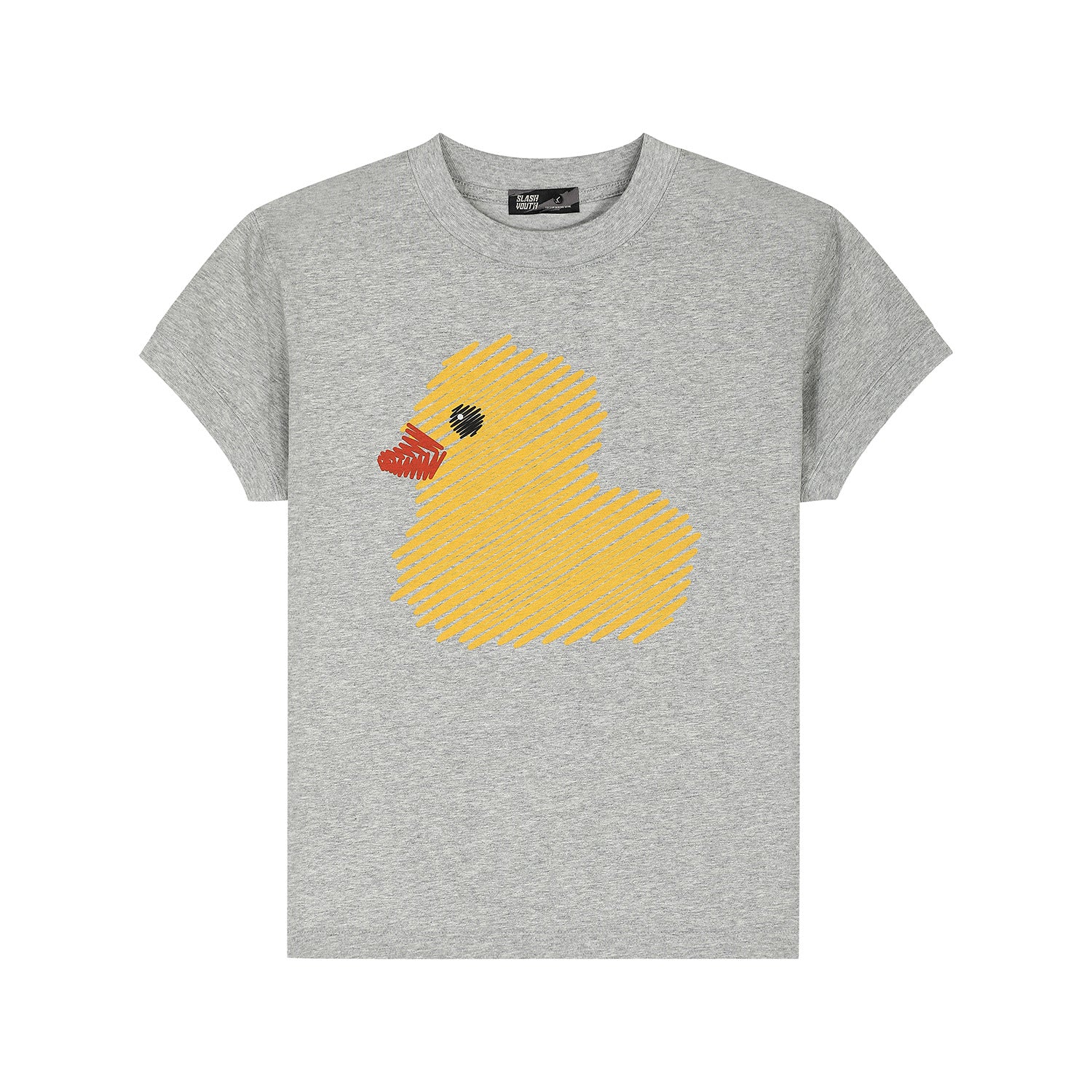High-quality pure cotton T-shirt with small fly sleeves and slim shoulders