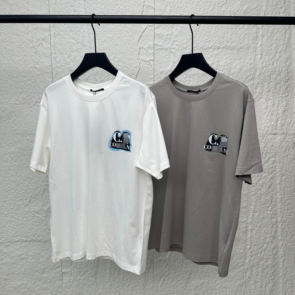 Cp Company T Shirts Casual Cotton Printing Loose