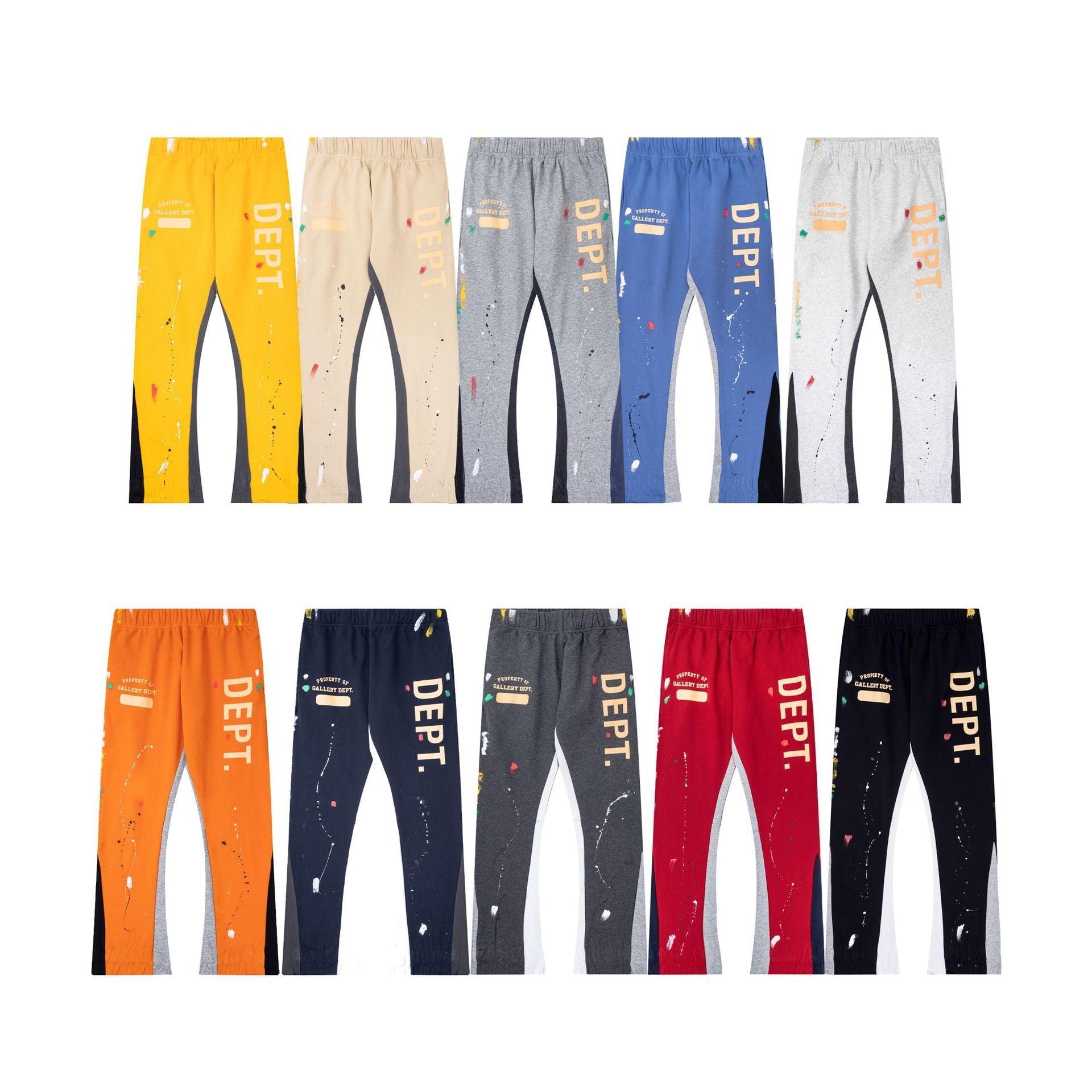 Gallery Dept Sweatpants Unisex Loose Slightly Flared Sweatpants