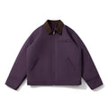 Mens Vintage Jackets Vintage Lapel Jacket Padded Color Matching Cotton Clothing