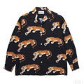 GUILTYPARTIES TIGER Long sleeved shirt Tiger Hawaiian Casual Long Sleeve Shirt Men's and Women's