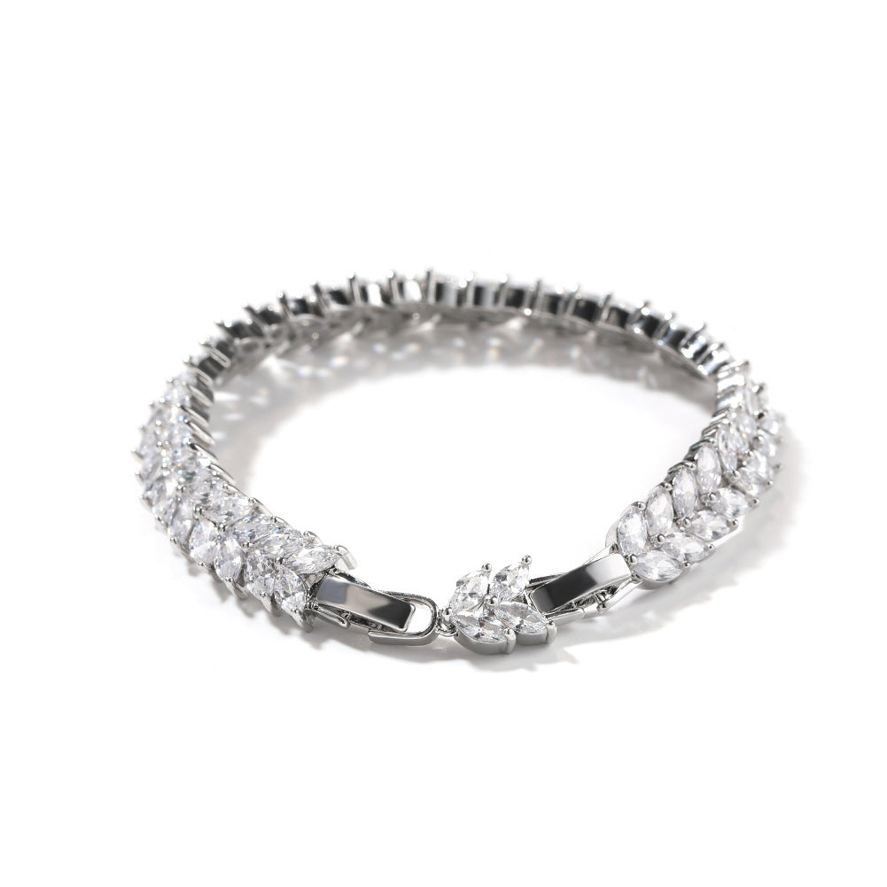 Bracelet Hip Hop Gummy Diamond Bracelet Fashion Metal Street St. Valentine's