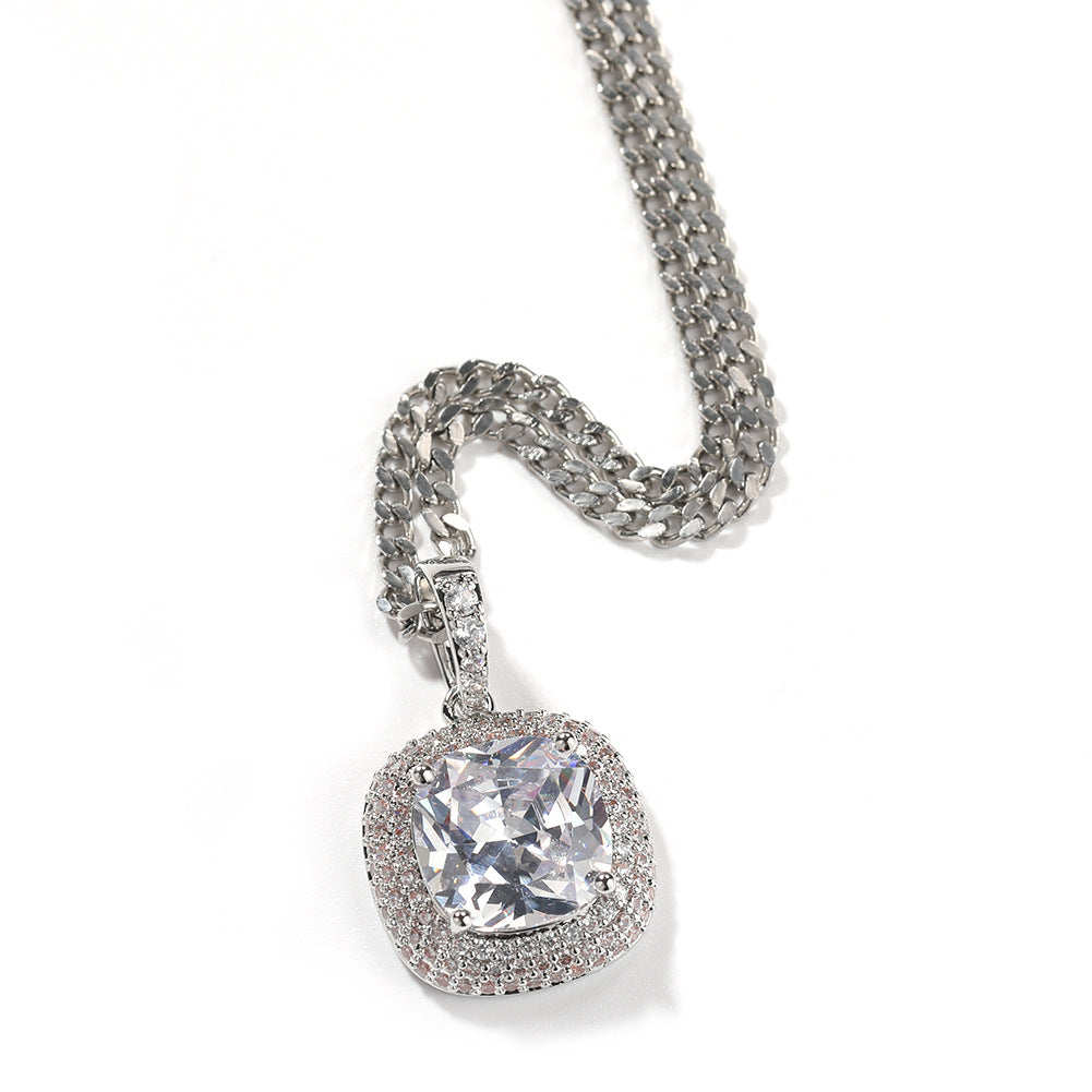Jewelry Hip Hop Zircon Pendant Hiphop Trend ins St. Valentine's Spectrum