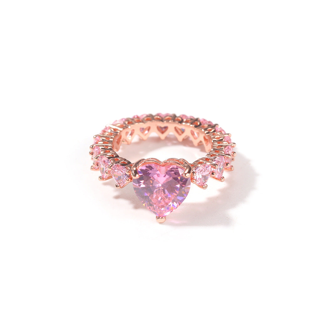 Rings Zircon Ring Full of Zirconium St. Valentine's Spectrum