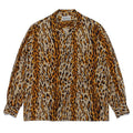 GUILTYPARTIES TIGER Long sleeved shirt LEOPARD OPEN Classic leopard print Hawaiian long sleeved shirt