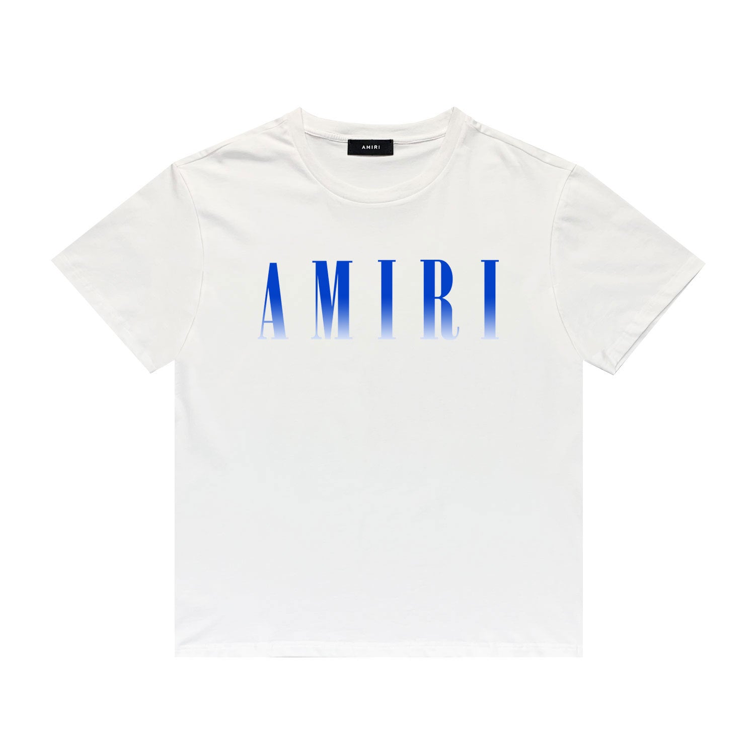 Amiri T Shirt Gradient Letter Flower Casual Short Sleeve T-shirt