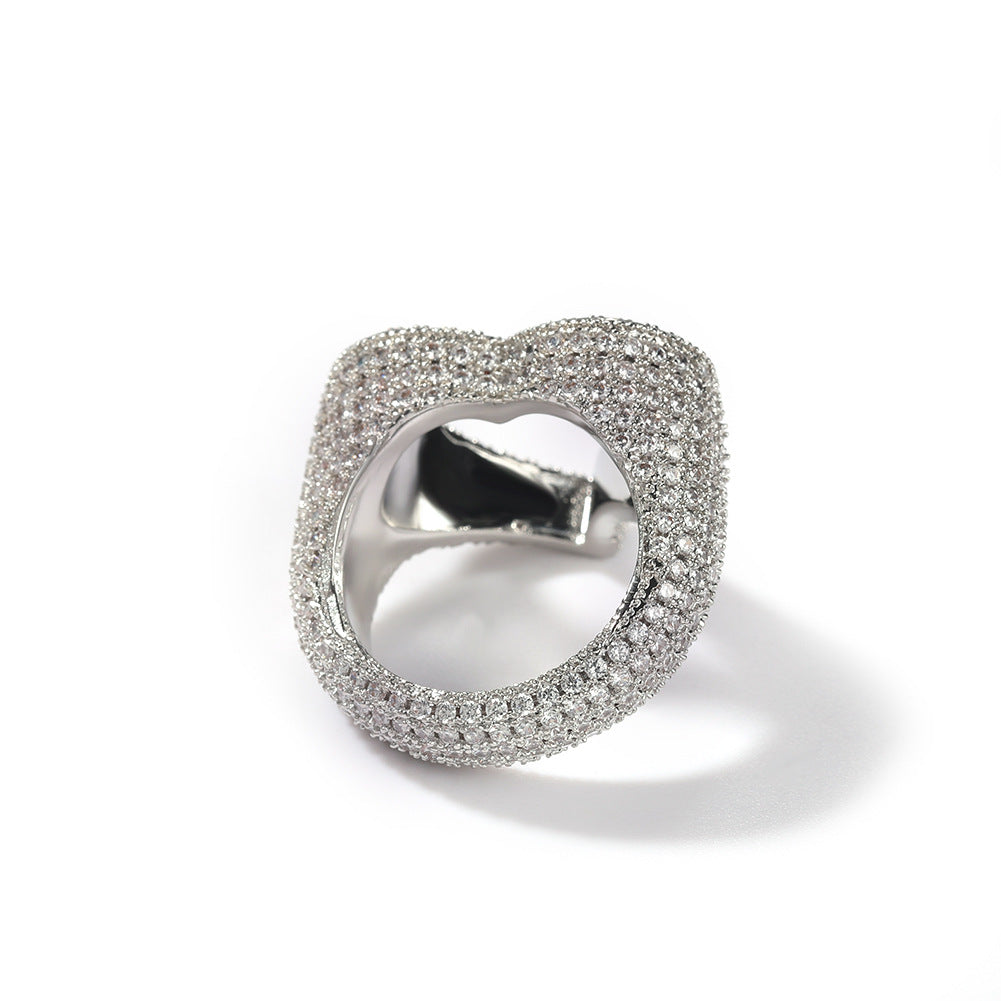 Rings Hollow Love Zircon Ring ins St. Valentine's
