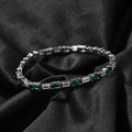 Bracelet Hip Hop Jewelry Copper Set 5A Zircon Tennis Chain Emerald Royalty Spectrum St. Valentine's