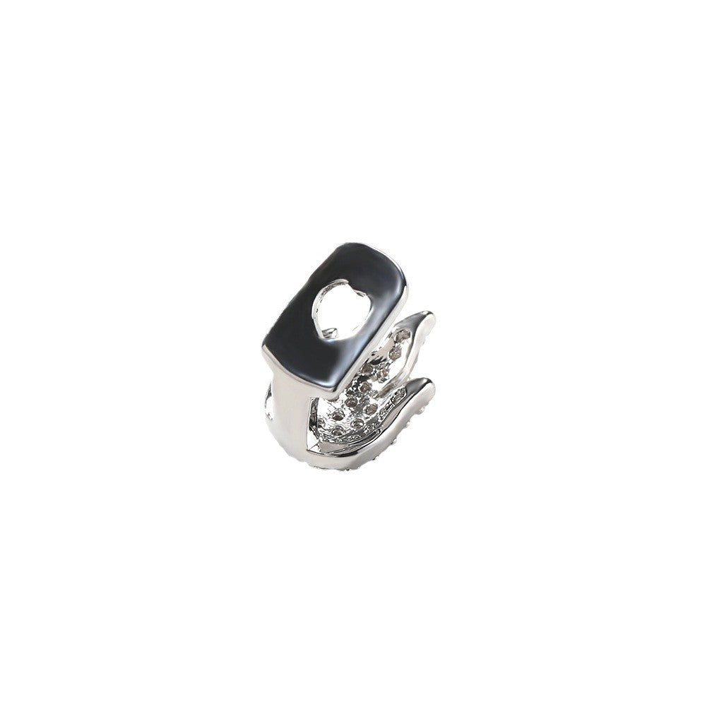 Grillz Single Flame with Diamond Teeth Hip Hop Rap Spectrum