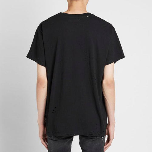 Amiri T Shirt Short Sleeve Printed Casual Hip Hop T-shirt for Men and Women