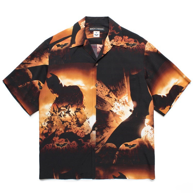 GUILTYPARTIES TIGER Shirts Batman movie short-sleeved shirt