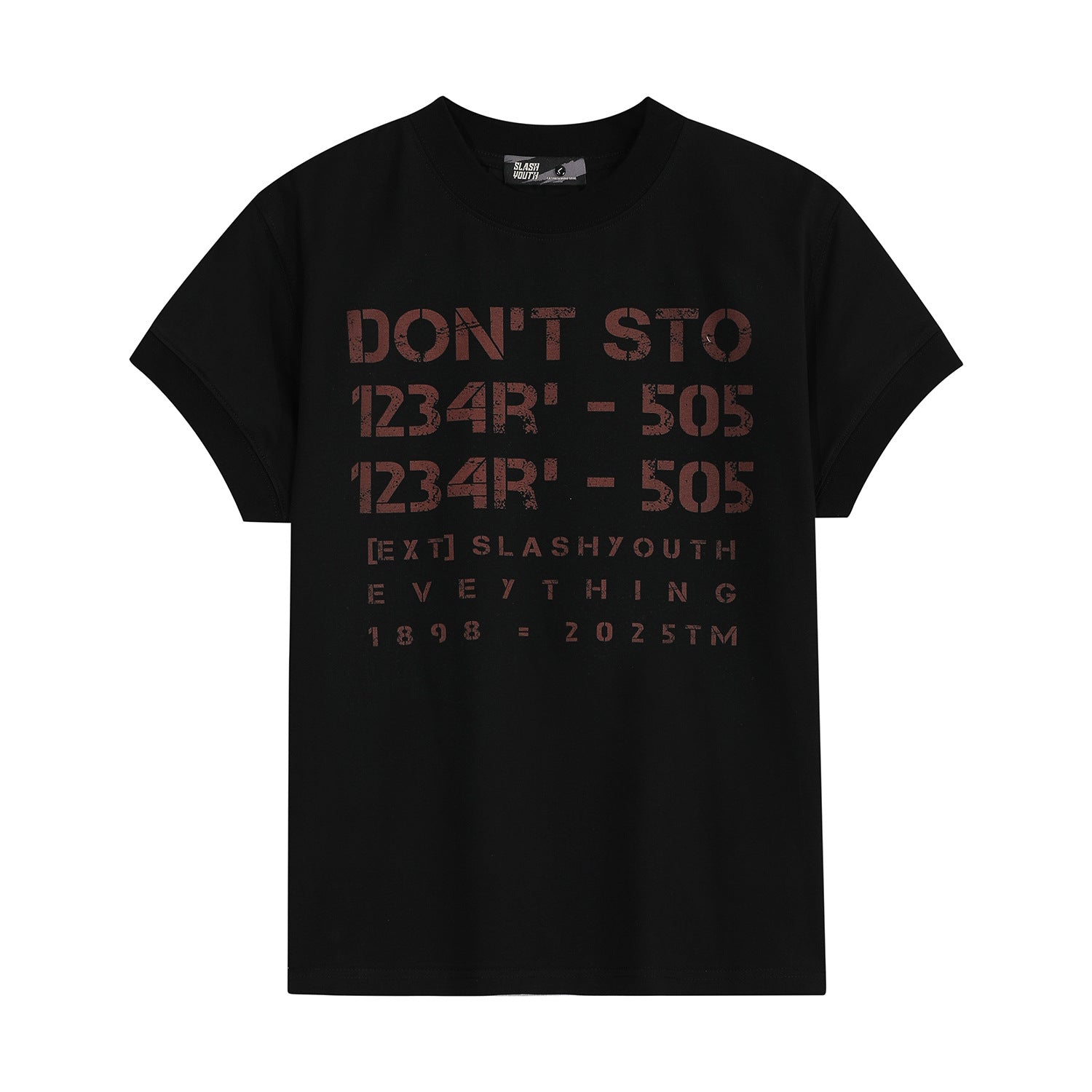 High-quality pure cotton T-shirt with small fly sleeves and slim shoulders