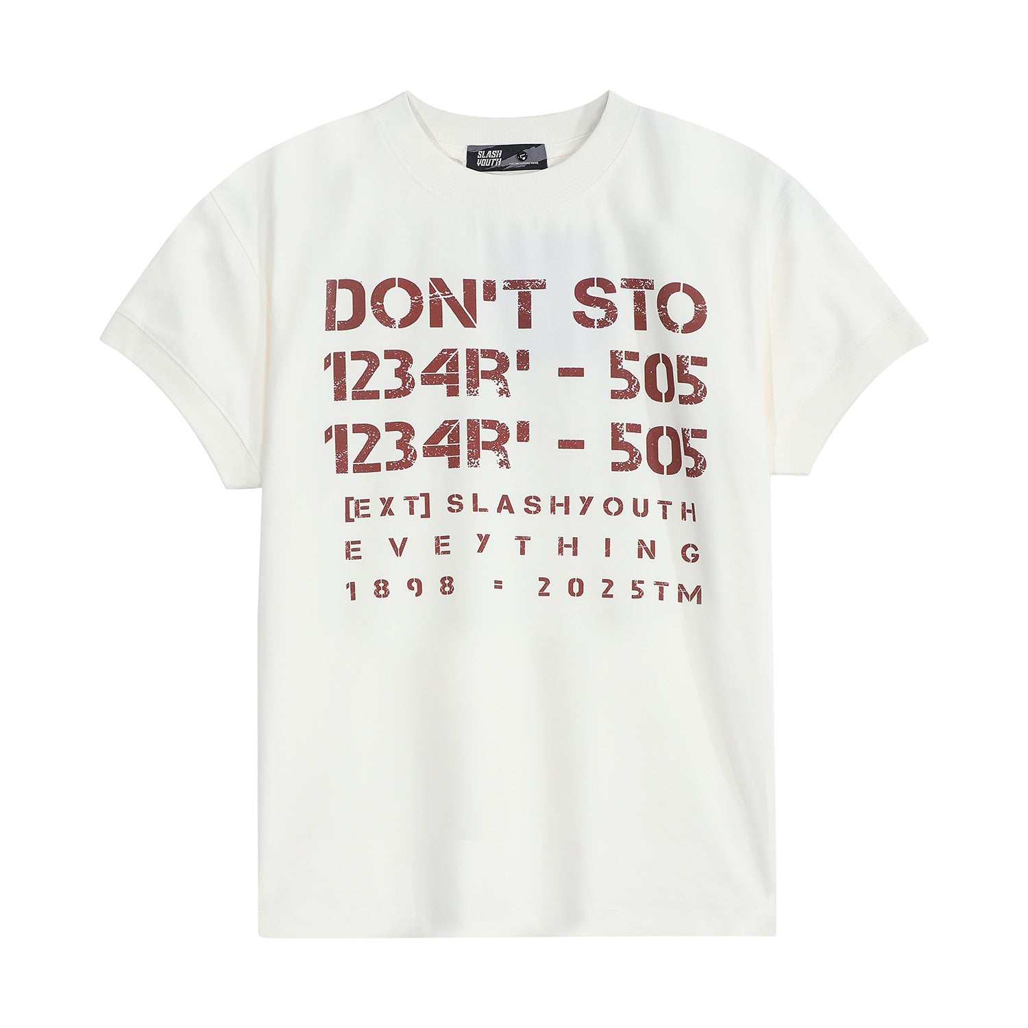 High-quality pure cotton T-shirt with small fly sleeves and slim shoulders