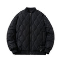 Men Vintage Jackets Loose rhombus cotton-padded baseball jacket jacket jacket
