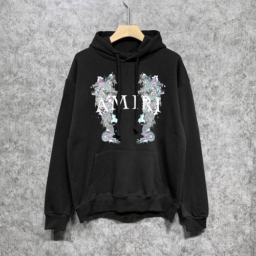 Amiri Hoodie Long Fashion Brand Hoodie Sweatshirts Hooded