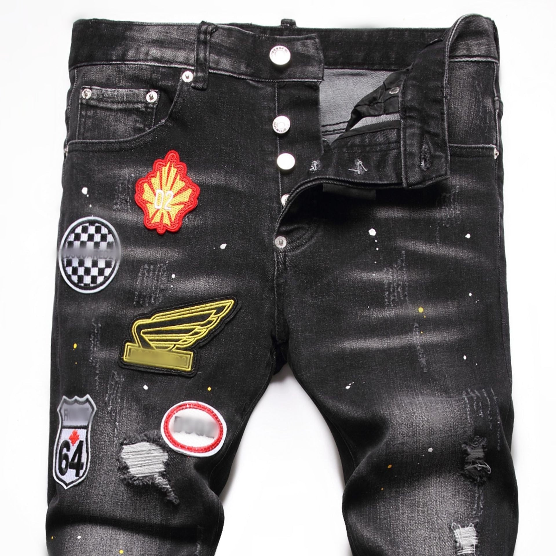 DSQ2 Jeans Ripped Stretch Jeans